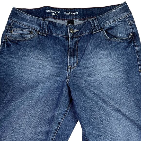 Lane Bryant Distinctly Boot Cut-Right Fit Technology-Red Triangle - 18 Average 1 - Picture 4 of 15